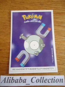 POKEMON dunkin boomer trading card sticker 2000 Carte # 81 MAGNEMITE MAGNETI - Picture 1 of 1