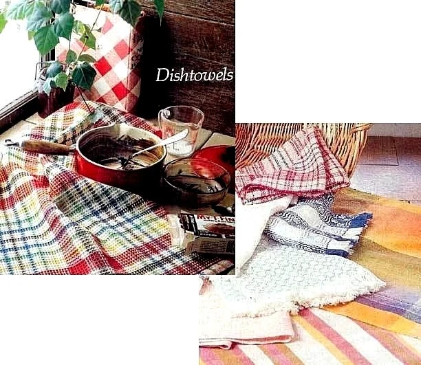 Handwoven's Design Collection 5: DISHTOWELS ~ rosepath, waffle weave, swedish ++ - Image 1 of 1