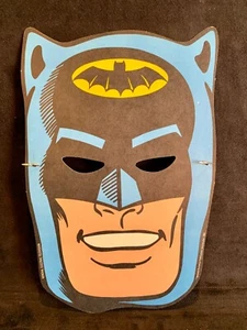 1966 Batman & Robin Mask General Electric Television Give-Away Dbl-Sided Cardbrd - Picture 1 of 8