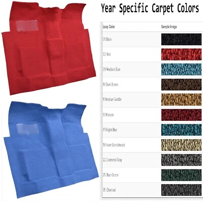 Tapete ACC 1960-1966 Chevrolet C10 Pickup 2WD loop piso automático/3spd ou 4spd - Imagem 1 de 4