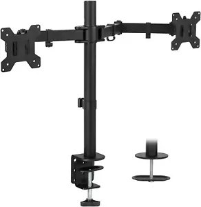 Mount-It! MI-2752L Full Motion Dual Monitor Desk Mount, Fits 19"-32" Monitor - Picture 1 of 7