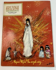 ARIZONA HIGHWAYS DEC 1964 De Grazia Issue Indian Girls Indian Girl Child Angels - Picture 1 of 5