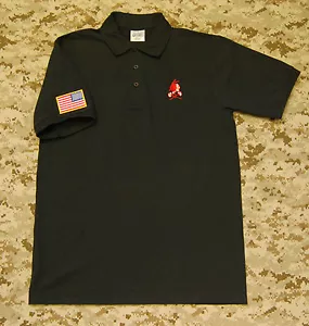 Polo NSWDG Escuadrón Rojo DEVGRU SELLO NSW Equipo Rojo Talla L Grande - Imagen 1 de 3