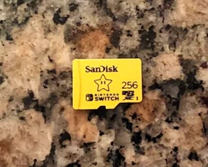 Carte mémoire microSDXC SanDisk Nintendo Switch 256 Go SDSQXAO256GANCZN - Photo 1 sur 3