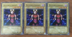 3 X (LP) Succubus Knight - LOB-117 - Unlimited Common YuGiOh - Picture 1 of 3