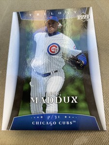 2005 Upper Deck Trilogy Baseball Card #34 Greg Maddux