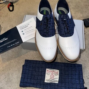 FootJoy Edizione Limitata Harris Tweed Wilcox Premiere Series Uomo Taglia 12 W Nuovo - Foto 1 di 5