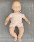 **Flawed**2014 American Girl Bitty Baby Puppe grüne Haselnussaugen geformtes rotes Haar