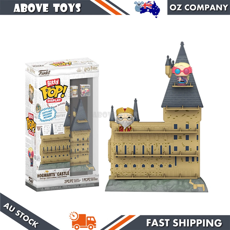 Funko Harry Potter Hogwarts Castle Bitty Pop! Albus Dumbledore Luna Lovegood - image 1 of 4