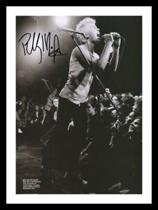 BILLY IDOL AUTOGRAPHED SIGNED & FRAMED PHOTO PRINT