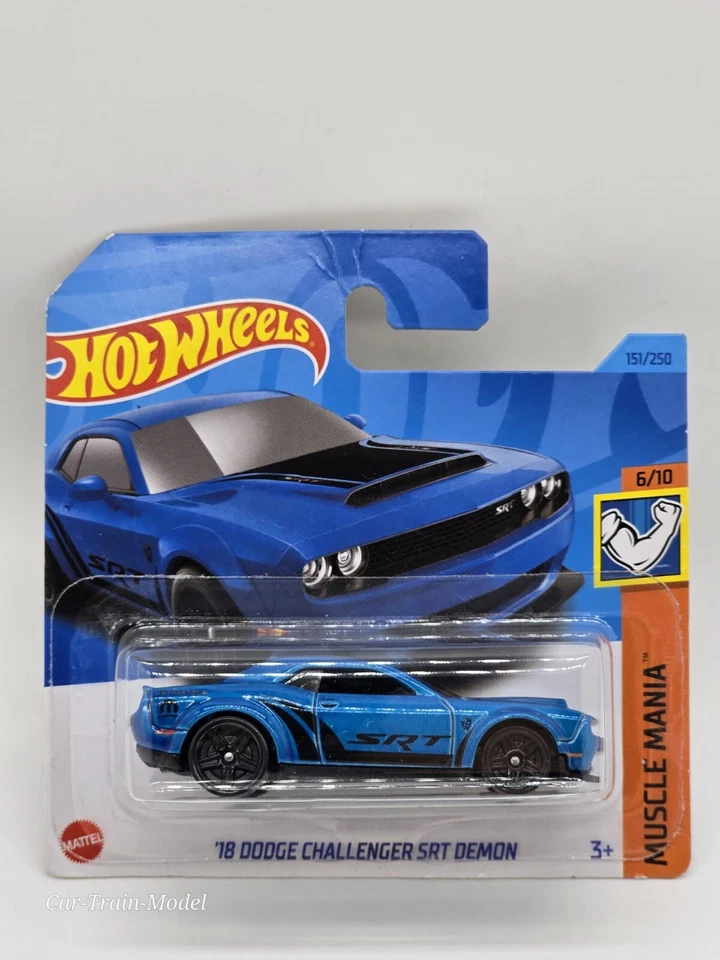 '18 Dodge Challenger SRT Demon - Muscle Mania 6/10 HOT WHEELS 1:64 1/64 - Immagine 1 di 1