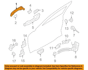 HYUNDAI OEM 09-14 Genesis-Outside Exterior Door Handle Left 826513M020AU - Picture 1 of 2