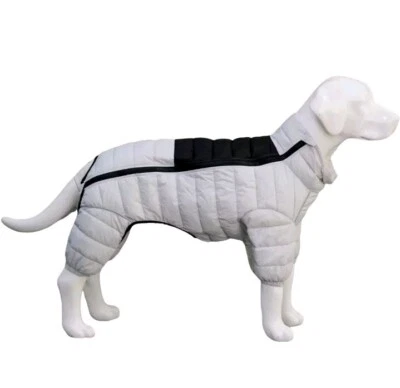 Abrigo para perro chaqueta cálida, 4 patas cubiertas impermeable a prueba de viento reflectante. Pequeño. NUEVO Foto 1 de 4