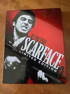 SCARFACE: LIMITED EDITION STEELBOOK (BLU-RAY/DVD, 2011, 2-DISC SET) AL PACINO - Foto 1 di 3