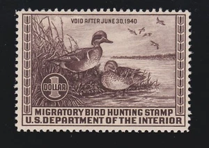 US RW6 $1 Duck Hunting Mint VF-XF OG NH SCV $225 (12) - Picture 1 of 2