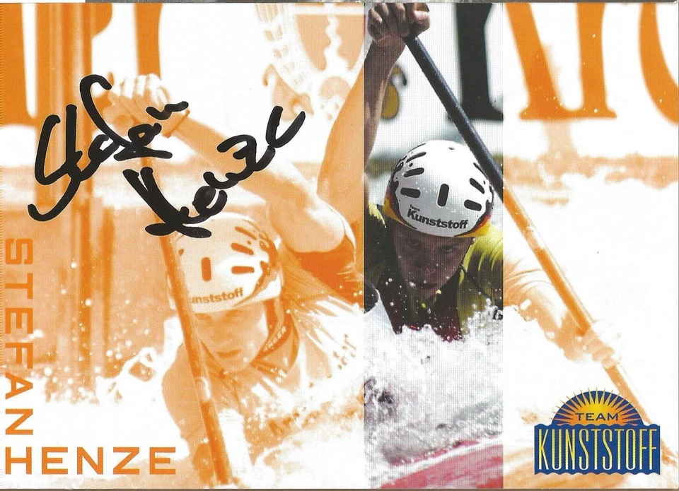 Autogramm Stefan HENZE Olympiasilber Kanu - in Rio 2016 tödlich verunglückt xyz - Bild 1 von 1
