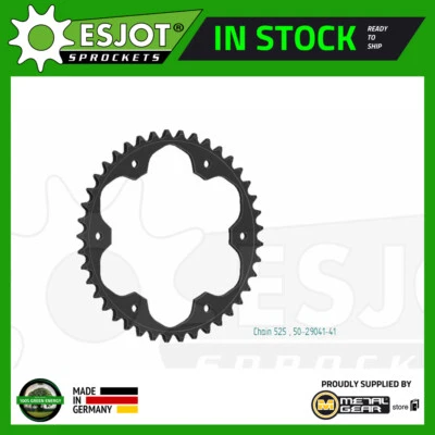 Sprocket Rear 525-41T Steel for BMW F 800 R 2009 2010 2011 2012 2013 2014 2015 - Изображение 1 из 2