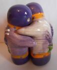 Lavender  design Hugging figures Salt and Pepper shakers