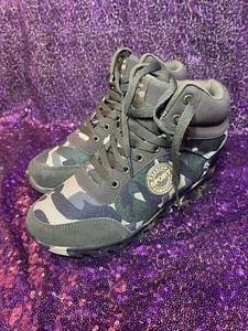 Fashion Camouflage Sport Shoes High Top Sneakers Size 5.5 - 8.5 - Picture 1 of 11