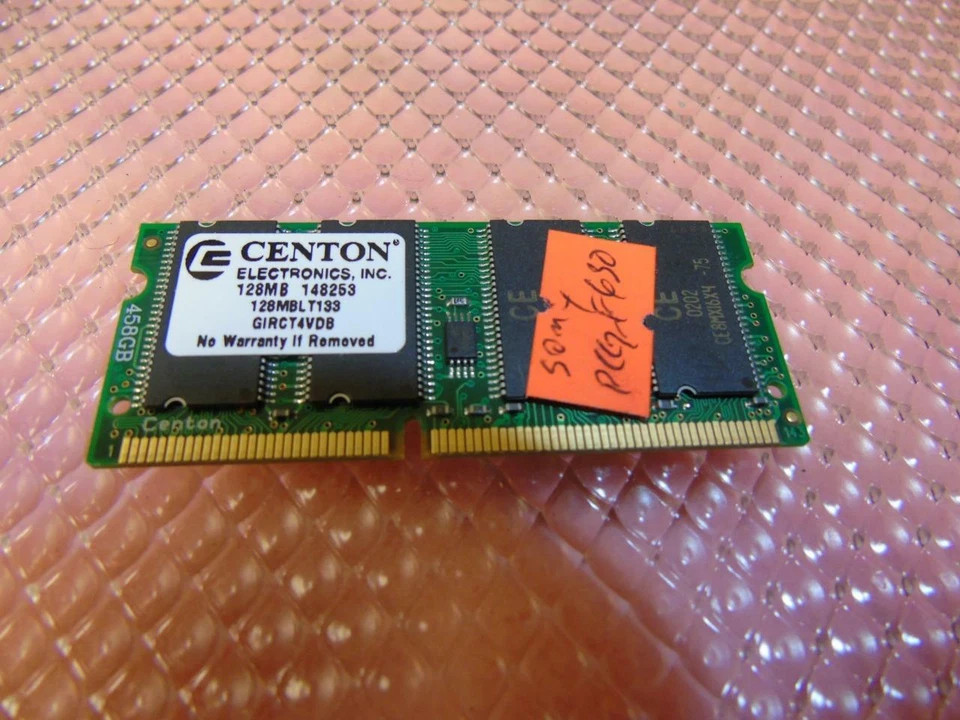 Portátil Original Sony Vaio PCG-F630 Centon 128MBLT133 128 MB Memoria RAM PC133Mhz Foto 1 de 4