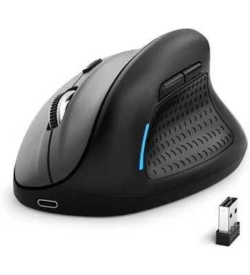 Ergonomic Mouse, Wireless Vertical Mouse with 6 Buttons, 5 Adjustable DPI... - Image 1 of 4