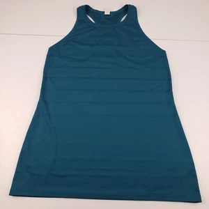 Athleta Tank Top Women's Small Green Striped Racerback Pullover Workout Active - Picture 1 of 6