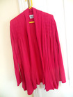 Anthony Richards long red open cardigan sweater size 1x
