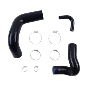 Black Radiator Hose Set  Upper Lower & Bypass Hoses Fit For John Deere Models - Picture 1 of 10