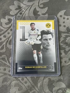 Roman Weidenfeller 17/50 BVB Borussia Dortmund Topps héroes en negro amarillo 22/2 - Imagen 1 de 1