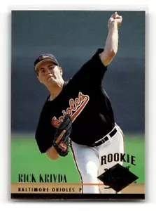 1994 Ultra Baltimore Orioles Baseballkarte #306 Rick Krivda Rookie - Bild 1 von 2