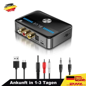 Bluetooth 5.3 NFC Transmitter Empfänger Sender Receiver Stereo Audio AUX Adapter - Bild 1 von 13