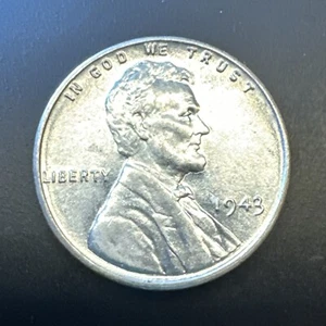 1943 Stahlpfennig WWII Kriegscent in Stempelglanz Stempelglanz - Bild 1 von 2