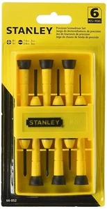 STANLEY 6PC SCREWDRIVER PRECISION SET, PART: 66-052, QUANTITY - PACK OF 10 - Picture 1 of 5