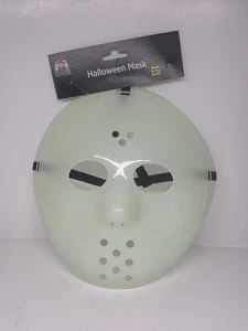 Scary Halloween Glow in the Dark Hockey Mask - Ages 6+ Jason - Picture 1 of 3