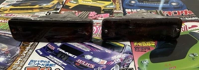 Par de luces de señal de giro usadas 89-90 Nissan 240sx S13 OEM Foto 1 de 4