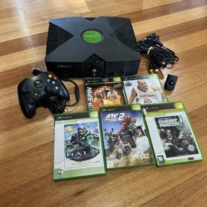 Xbox Original Console Bundle - 1 Controller & 5 Games - Halo - Bild 1 von 18