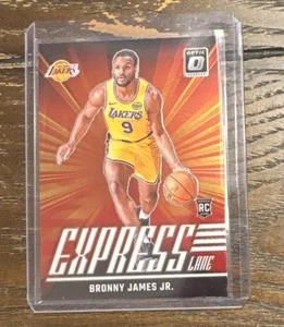 Bronny James 2024-25 Donruss Optic #4 RC Express Lane LA Lakers - Picture 1 of 2
