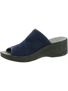 Sandalia SoLite by Easy Street Airy para mujer CD azul marino de EE. UU. - Imagen 1 de 3
