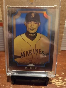 2025 Topps Chrome ICHIRO Cooperstown Calls Blue Refractor SP 72/150 RARE HOF'ER - Picture 1 of 4