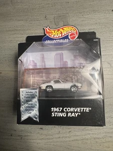 🔥 Hot Wheels Black Box Collectibles  1967 CORVETTE STING RAY White D21 - Picture 1 of 2