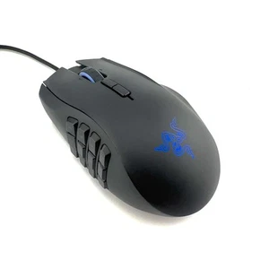 Razer Naga 2014 Blue Classic Gaming Laser Mouse RZ01-01040200 - Picture 1 of 12