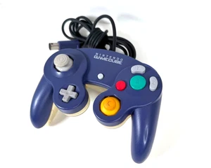 Official Nintendo GameCube Controller Indigo Purple & Clear Back Tested DOL-003 - Picture 1 of 7
