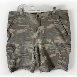 RedHead Cargo Shorts Herren Gr. 38 Camouflage Green Fade Outdoor Cargo Taschen Komfort - Bild 1 von 12