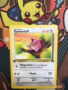 Pummeluff 54/64 1. Edition Dschungel deutsch Pokemon Karten NM-EX - Bild 1 von 2