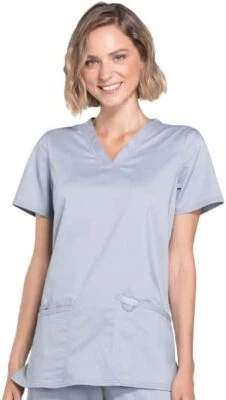 Cherokee Women's Revolution V-Neck Scrub Top WW620 Mutiple Sizes & Colors A5 - Image 1 of 4