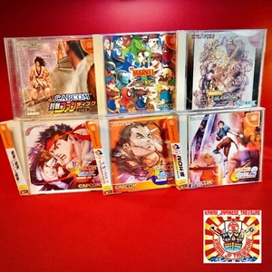 Lot 6 Capcom vs SNK Marvel Sega Dreamcast 1 2 Pro 2000 2001 Fan Disc DC Japan JP - Picture 1 of 13