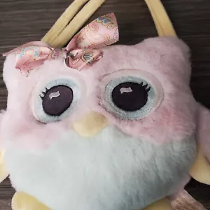 Bearington Hooter Carrysome Mädchen Plüsch rosa Eule Stofftier Handtasche - Bild 1 von 8