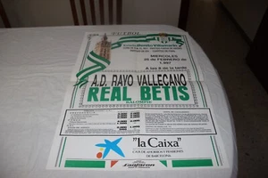 Blechschild Party Cup von Der König 26-2-1997 a.D Blitz Vallecano & Real Betis - Bild 1 von 1