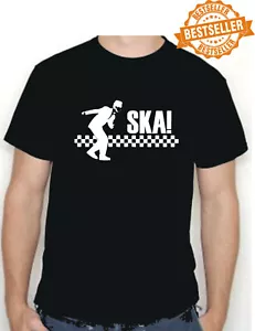 SKA (ref2) Two/Tone T-Shirt / Tee / Vespa / Motown / Retro / Lambretta / S-XXL - Picture 1 of 12