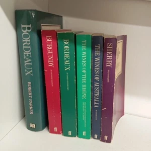 Faber Books on Wine 5x + 1 Book Bundle Sherry, Bordeaux, Burgundy, Rhone. V20 - Imagen 1 de 4